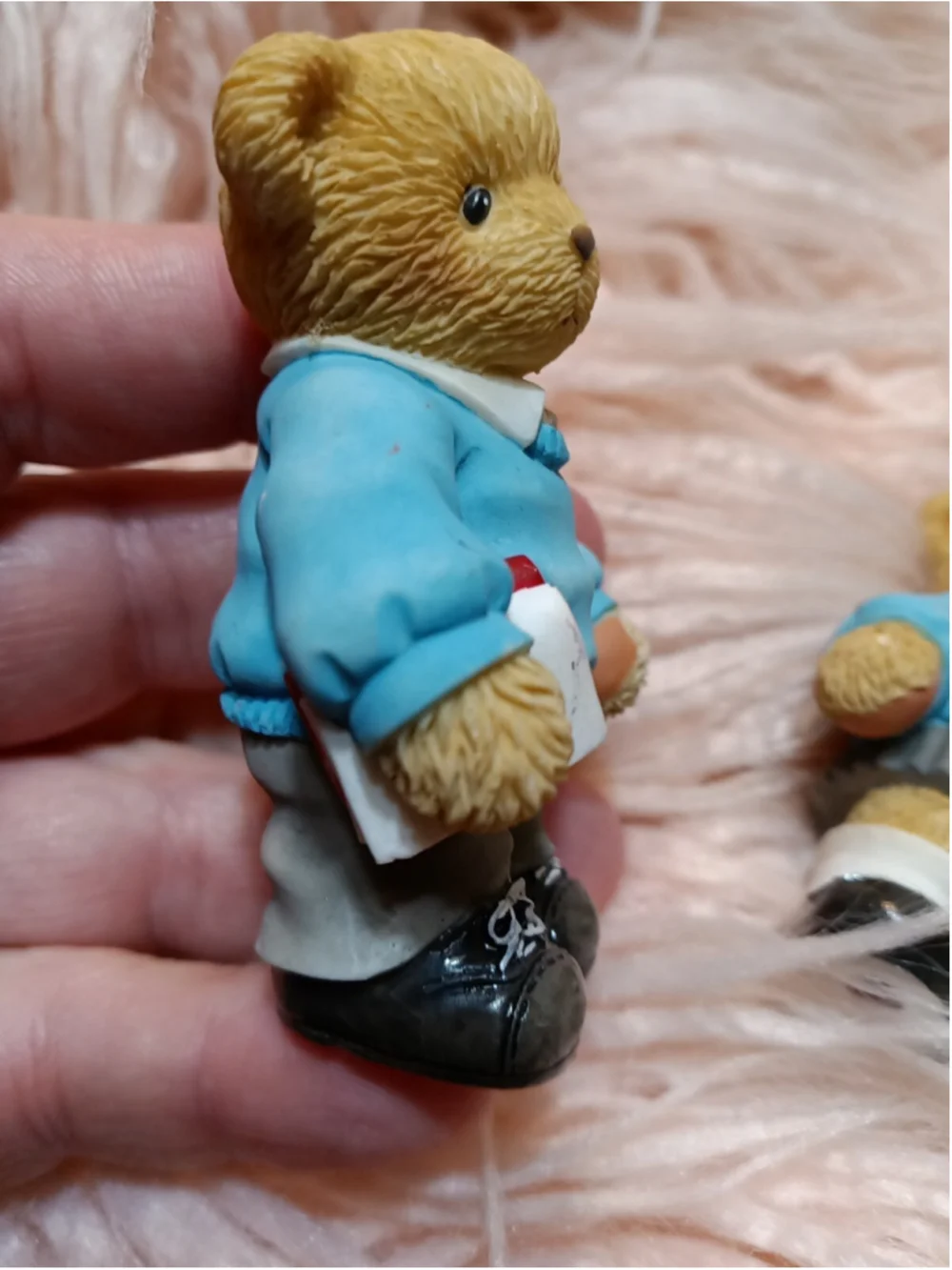 Cherished Teddies School Boy & Girl Learn All There Is To Learn 2003 Rare Set